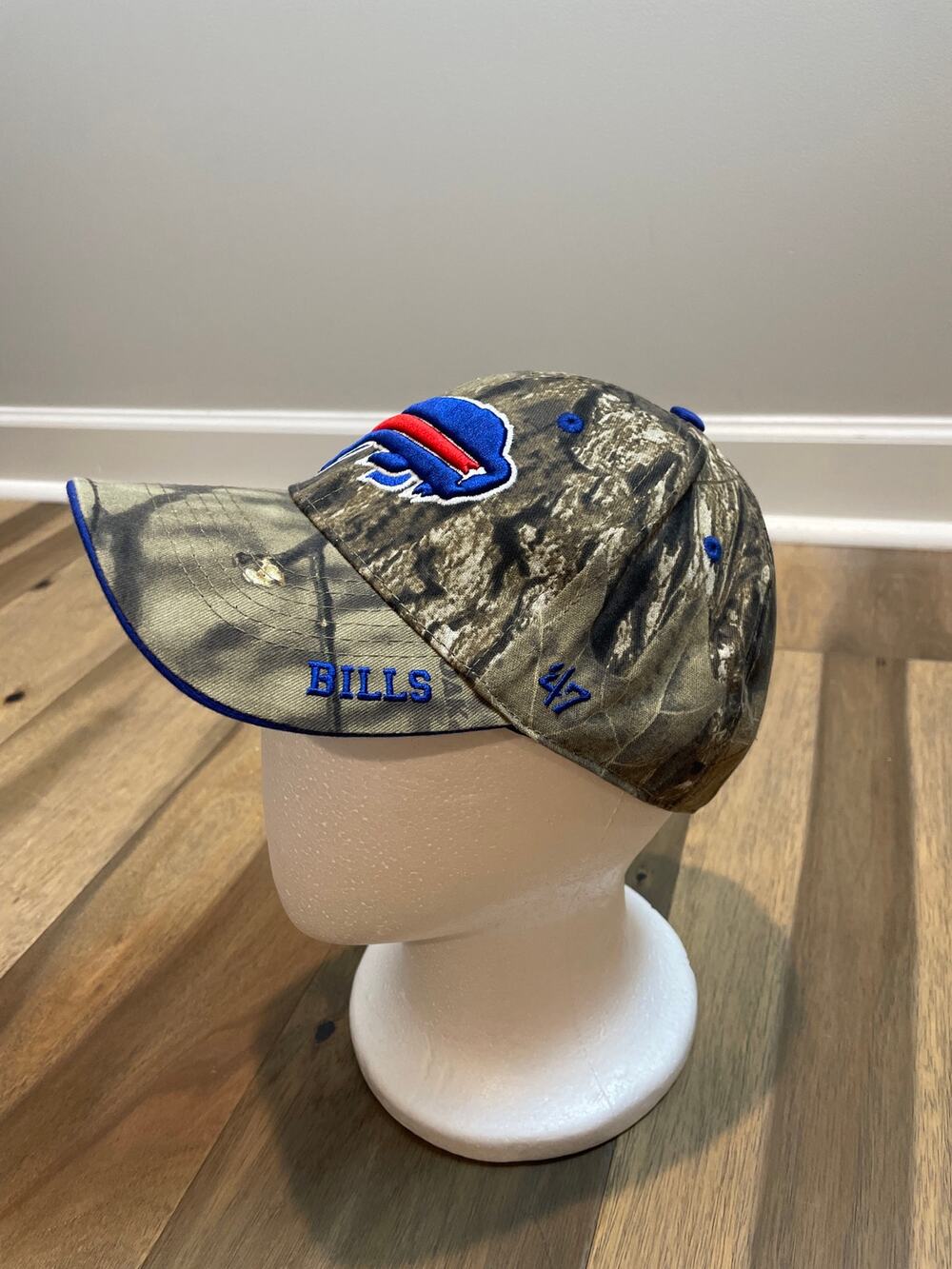 ’47 Realtree Camo Frost MVP Hat One Size Buffalo Bills Camo New Without Tag